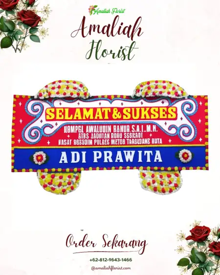 Papan Bunga Ucapan Selamat Mamasa